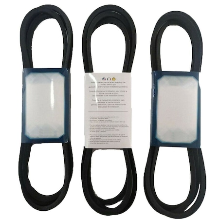 Aic Replacement Parts Fits 42 Riding Mower Decks 1/2 x 95 3 Replacement Deck Belts 144959 144959-Kevlar_x3